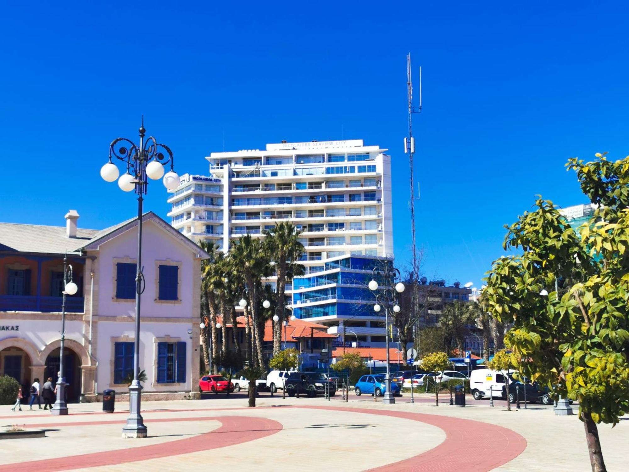 Paradise Palms Seaview Apartment Ларнака Екстер'єр фото